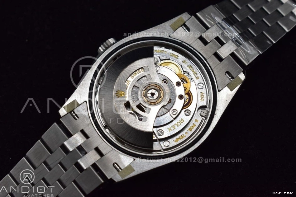 Diamond Bracelet 1:1 DateJust Black Steel 36 On 126234 Jubilee 904L SS Dial Best TechFriendly VS VSF Edition 410 0707